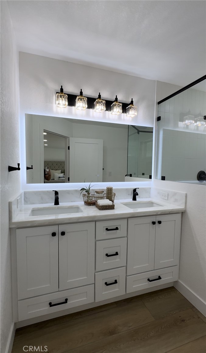 Bathroom after the remodel